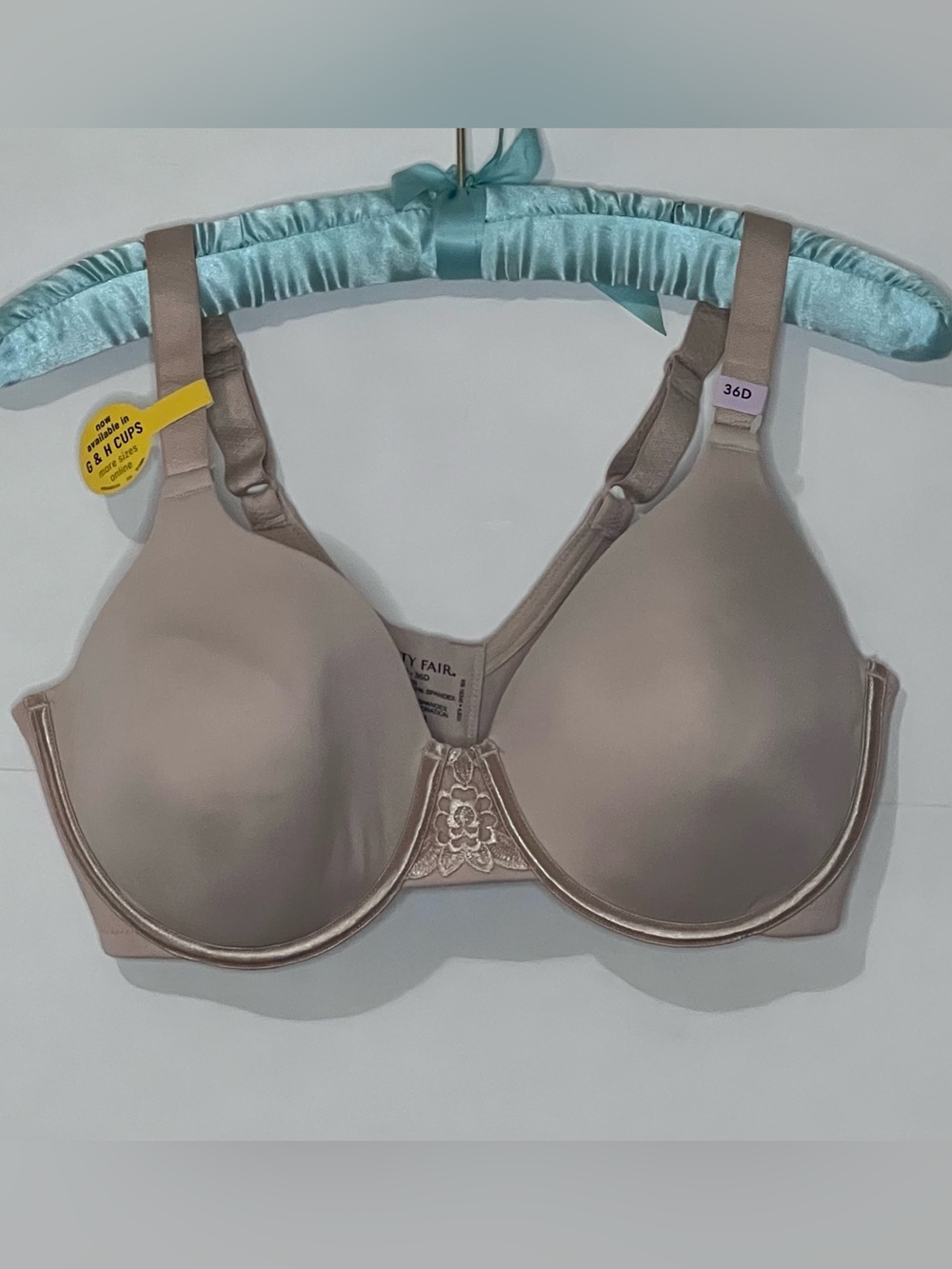 NWOT Vanity Fair Style 76380 Back Smoothing Contour Underwire Bra Size 36De